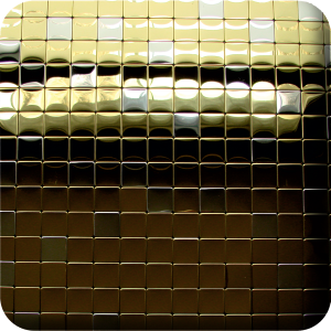 کاشی ترکیبی آینه ای طلایی و نقره ای (2×2-No.8 GcmS)